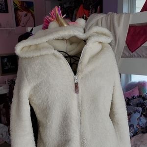 Girls zipper sweater jacket